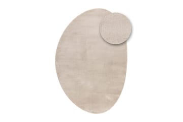 Tvättbar Matta Soft Shape - 240x340 cm, Melerad Linne - Textil & mattor - Matta - Flatvävd matta