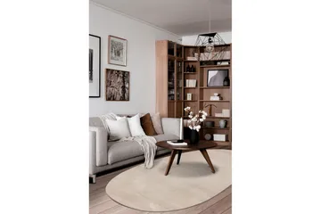 Tvättbar Matta Soft Shape - 240x340 cm, Melerad Linne - Textil & mattor - Matta - Flatvävd matta