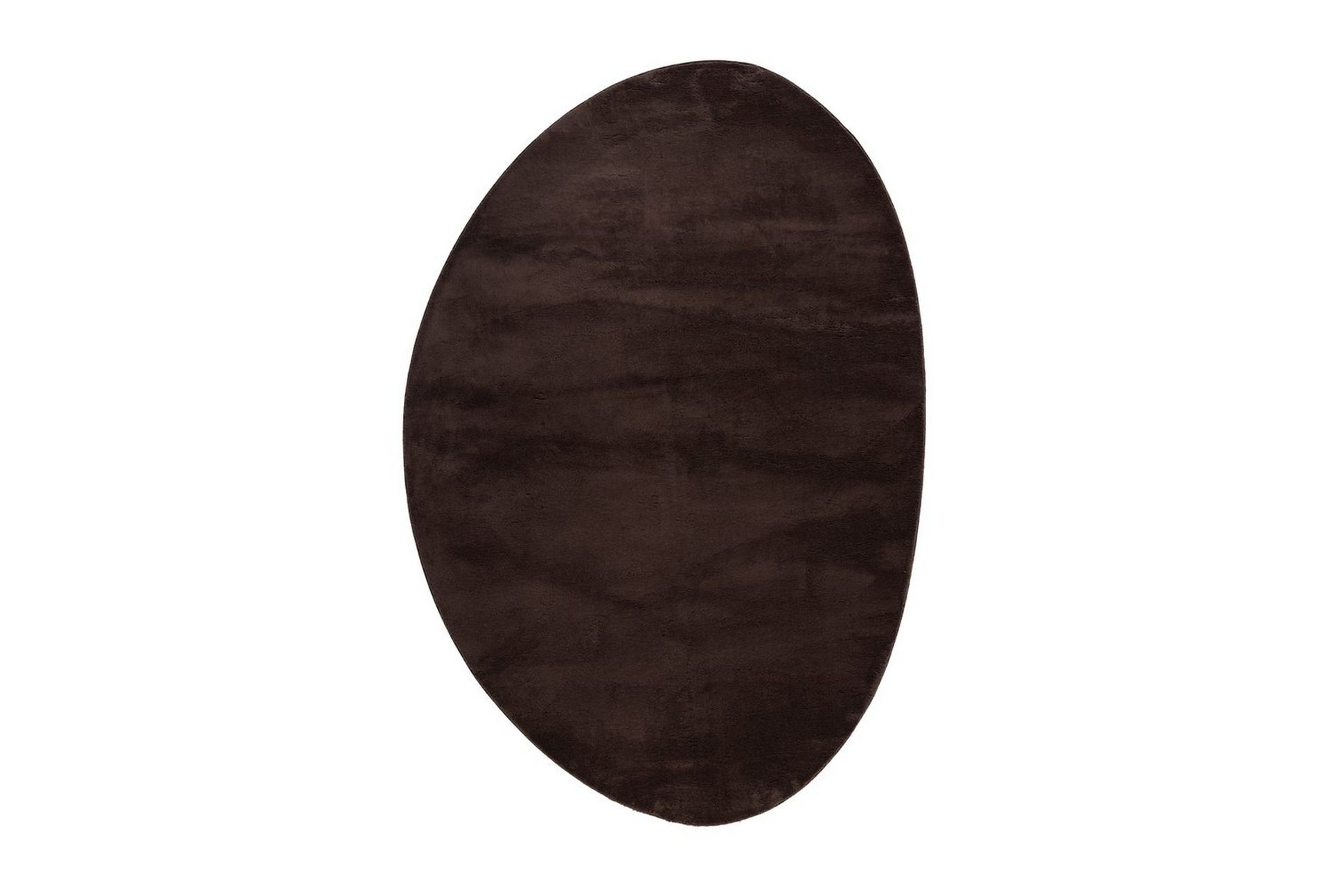 tvättbar matta soft shape - 160x230 cm, choklad