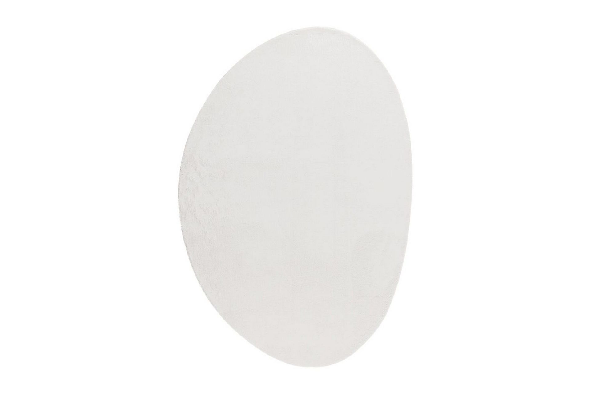 tvättbar matta soft shape - 200x290 cm, vit