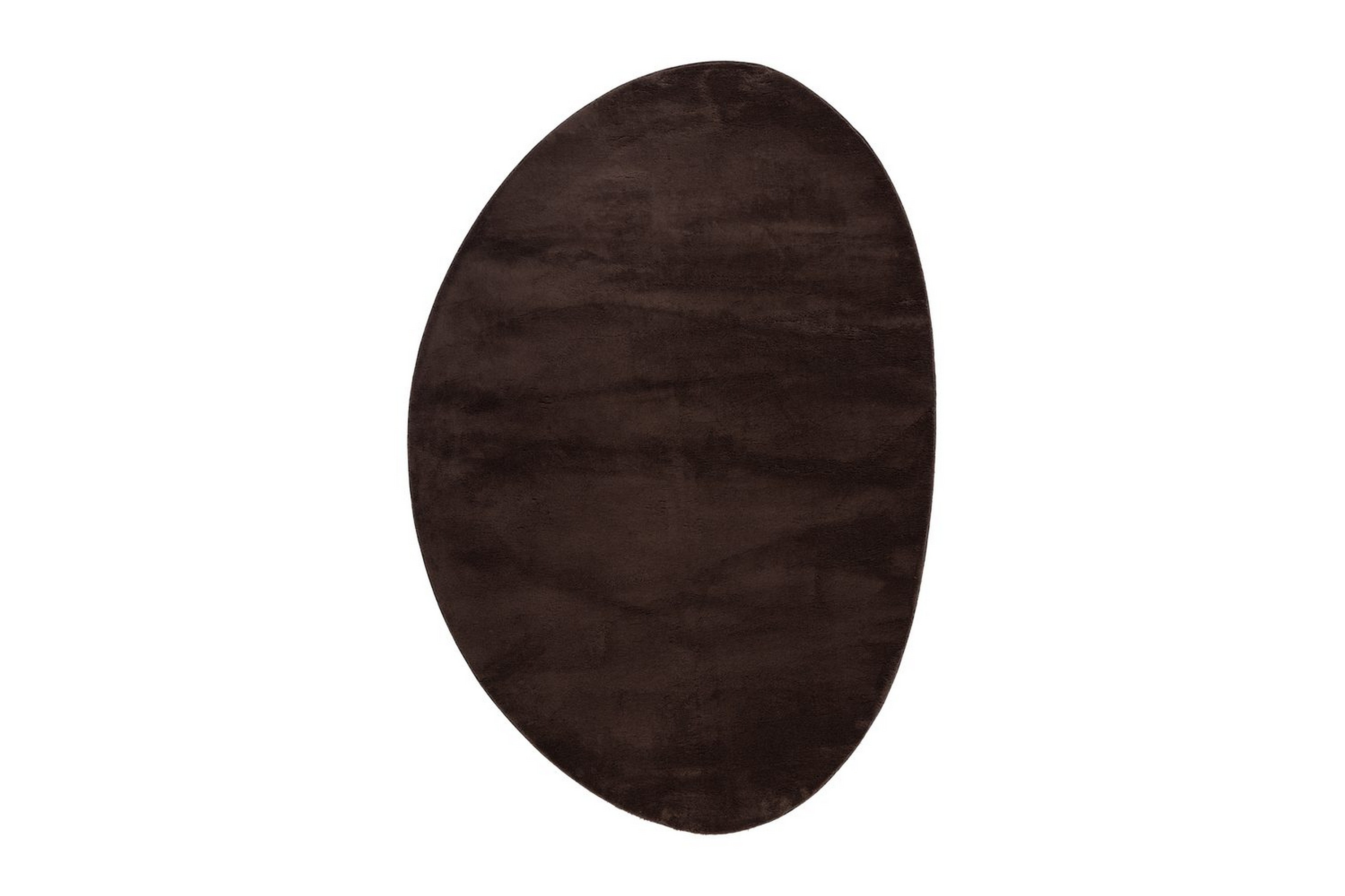 tvättbar matta soft shape - 240x340 cm, choklad