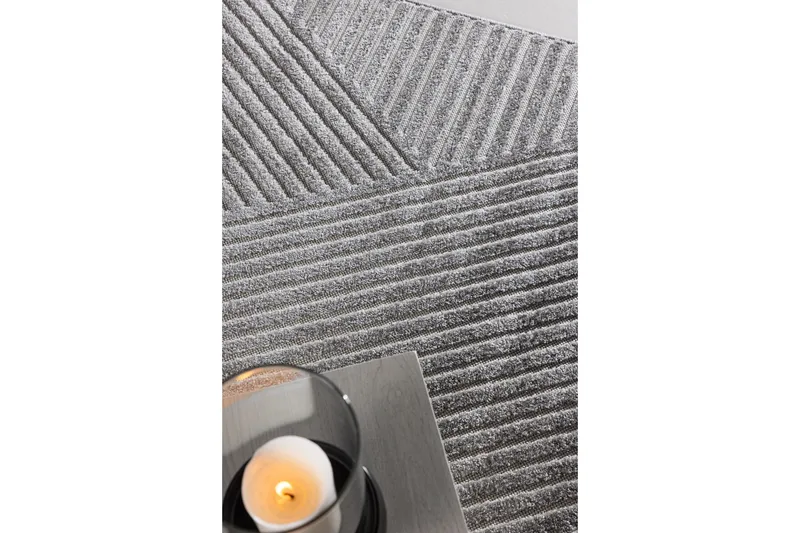 Aron Plastmatta 240x340 cm - Grå - Textil & mattor - Matta - Utomhusmatta - Plastmatta