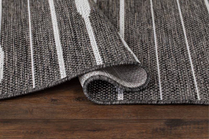 Athena Lines Utomhusmatta 200x290 cm - Grå - Textil & mattor - Matta - Utomhusmatta