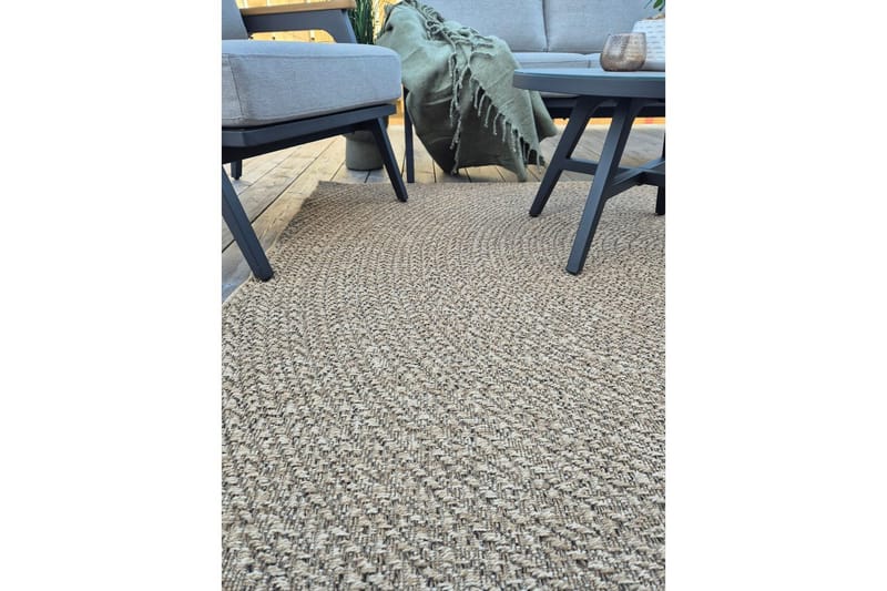 Wiltonmatta Natural Circle 200x290 cm - 200x290 cm - Textil & mattor - Matta - Utomhusmatta - Balkongmatta & altanmatta