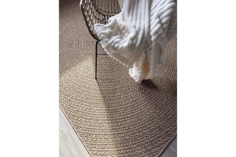 Wiltonmatta Natural Circle 200x290 cm - 200x290 cm - Textil & mattor - Matta - Utomhusmatta - Balkongmatta & altanmatta