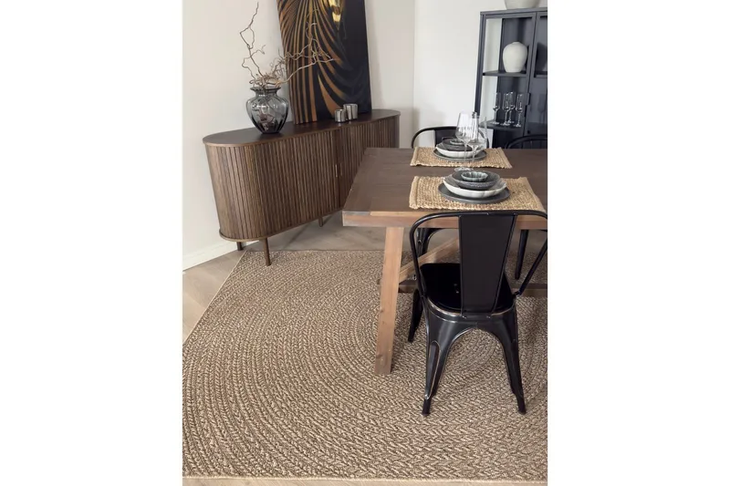Wiltonmatta Natural Circle 200x290 cm - 200x290 cm - Textil & mattor - Matta - Utomhusmatta - Balkongmatta & altanmatta