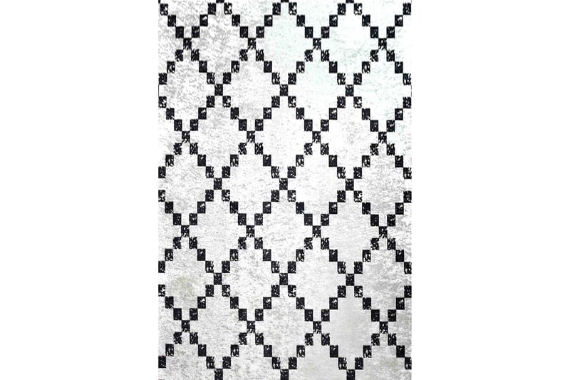 Chass Entrematta 80x200 cm - Vit/Svart/Sammet - Textil & mattor - Matta - Utomhusmatta - Dörrmatta & entrématta