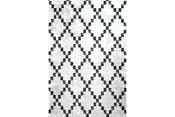 Chass Entrematta 80x200 cm - Vit/Svart/Sammet - Textil & mattor - Matta - Utomhusmatta - Dörrmatta & entrématta