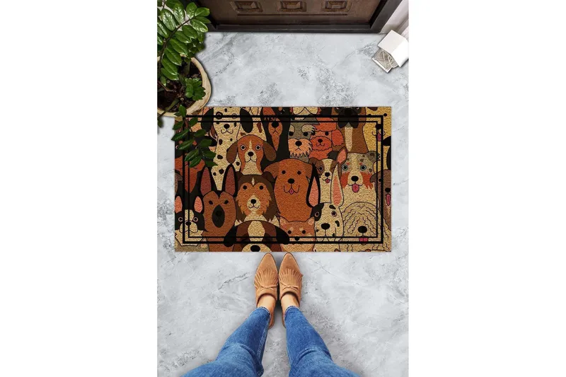 Chilai Dörrmatta 45x70 cm - PVC/Multifärgad - Textil & mattor - Matta - Utomhusmatta - Dörrmatta & entrématta