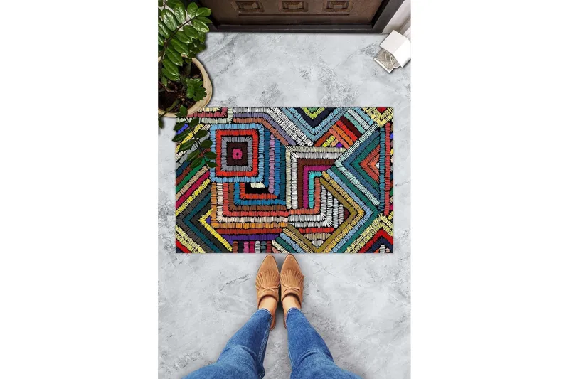 Chilai Dörrmatta 45x70 cm - PVC/Multifärgad - Textil & mattor - Matta - Utomhusmatta - Dörrmatta & entrématta