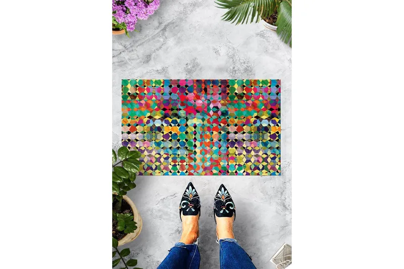 Chilai Dörrmatta 45x70 cm - PVC/Multifärgad - Textil & mattor - Matta - Utomhusmatta - Dörrmatta & entrématta