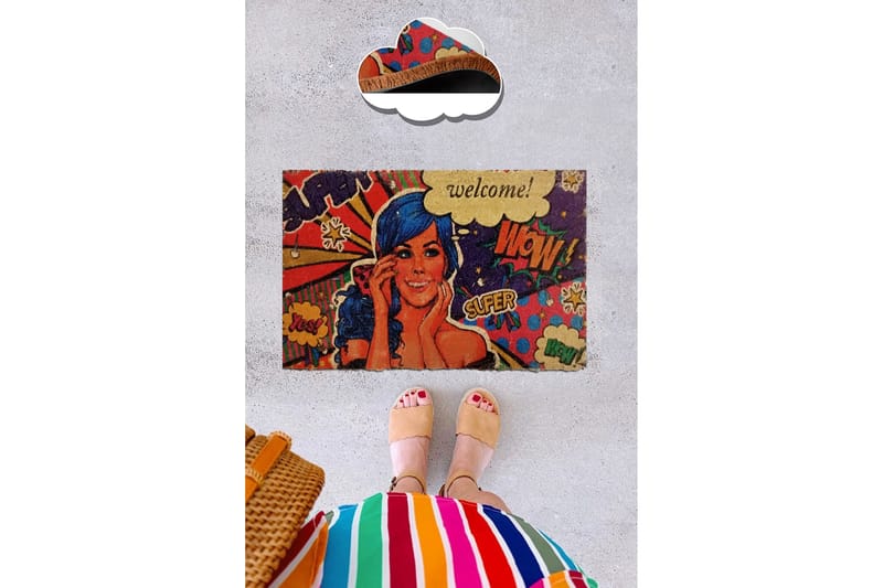 Dörrmatta Chilai 40x60 cm - PVC/Multifärgad - Textil & mattor - Matta - Utomhusmatta - Dörrmatta & entrématta