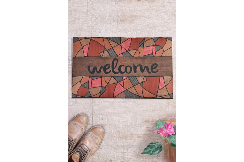 Dörrmatta Chilai 45x70 cm - PVC/Multifärgad - Textil & mattor - Matta - Utomhusmatta - Dörrmatta & entrématta