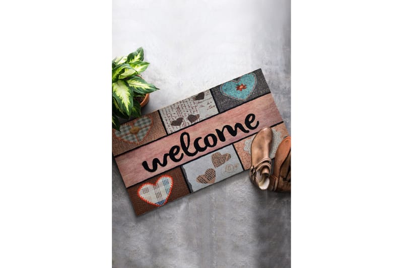 Dörrmatta Chilai 45x70 cm - PVC/Multifärgad - Textil & mattor - Matta - Utomhusmatta - Dörrmatta & entrématta