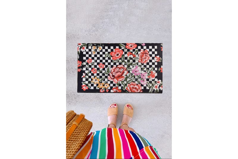 Dörrmatta Fioriera 45x70 cm - Flerfärgad - Textil & mattor - Matta - Utomhusmatta - Dörrmatta & entrématta