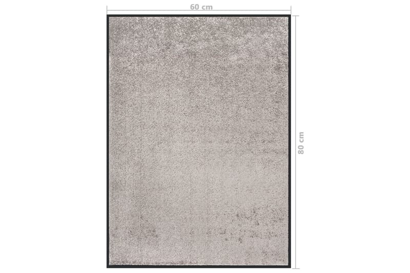 Dörrmatta grå 60x80 cm - Grå - Dörrmatta & entrématta