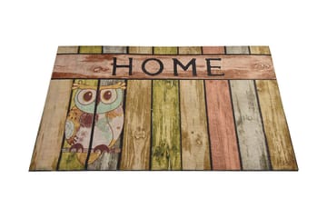 Dörrmatta Homeowl 45x70 cm - Flerfärgad - Textil & mattor - Matta - Utomhusmatta - Dörrmatta & entrématta