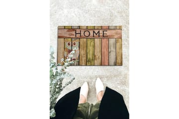 Dörrmatta Homeowl 45x70 cm - Flerfärgad - Textil & mattor - Matta - Utomhusmatta - Dörrmatta & entrématta