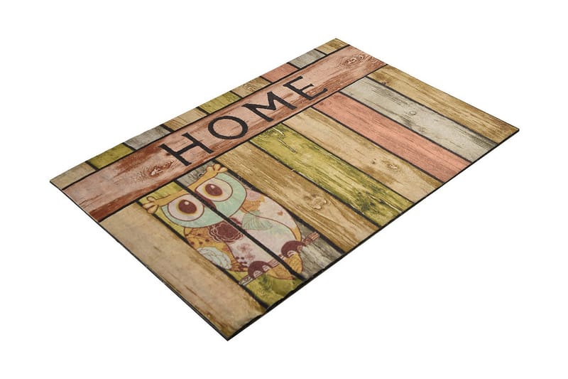 Dörrmatta Homeowl 45x70 cm - Flerfärgad - Textil & mattor - Matta - Utomhusmatta - Dörrmatta & entrématta