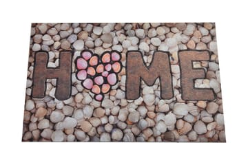 Dörrmatta Homestone 45x70 cm - Flerfärgad - Textil & mattor - Matta - Utomhusmatta - Dörrmatta & entrématta