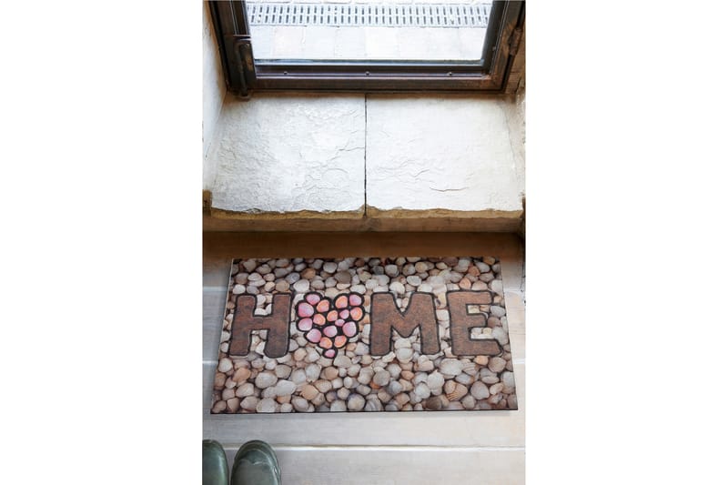Dörrmatta Homestone 45x70 cm - Flerfärgad - Textil & mattor - Matta - Utomhusmatta - Dörrmatta & entrématta