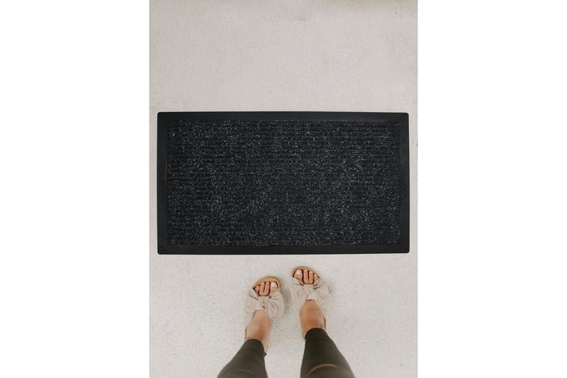 Dörrmatta Nitesh 45x70 cm Rektangulär - Svart - Textil & mattor - Matta - Utomhusmatta - Dörrmatta & entrématta