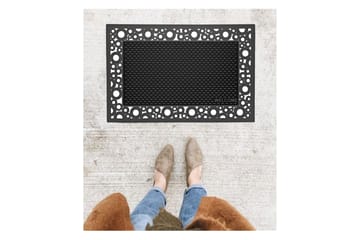 Dörrmatta Nitish 45x70 cm Rektangulär - Svart - Textil & mattor - Matta - Utomhusmatta - Dörrmatta & entrématta