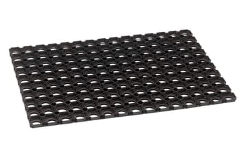 Dörrmatta Ringo 23 mm 40x60 cm Svart Gummi - Hestia - Textil & mattor - Matta - Utomhusmatta - Dörrmatta & entrématta