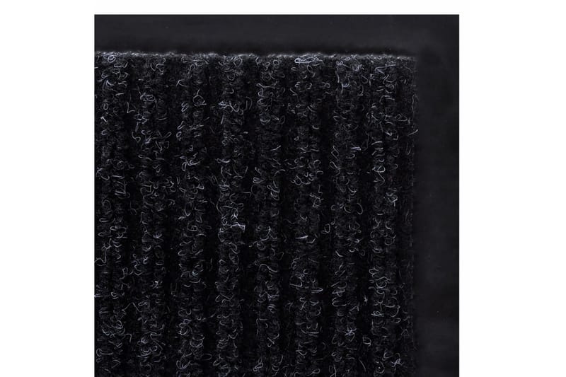 Dörrmatta svart 120x220 cm PVC - Svart - Dörrmatta & entrématta