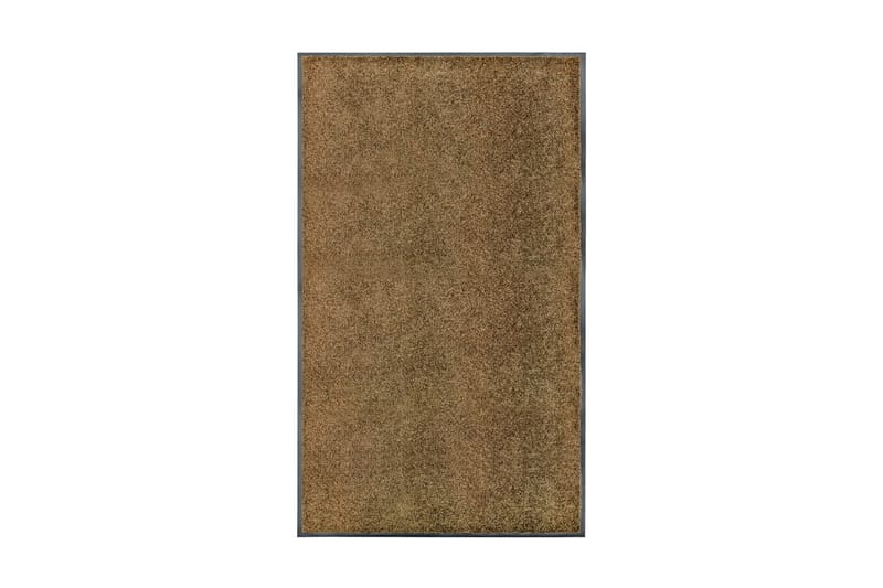 Dörrmatta tvättbar brun 90x150 cm - Brun - Dörrmatta & entrématta