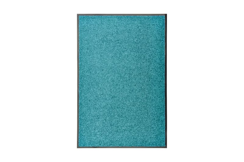 Dörrmatta tvättbar cyan 60x90 cm - Blå/Grön - Dörrmatta & entrématta