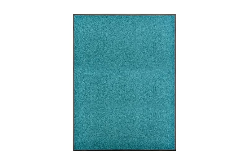 Dörrmatta tvättbar cyan 90x120 cm - Blå/Grön - Dörrmatta & entrématta
