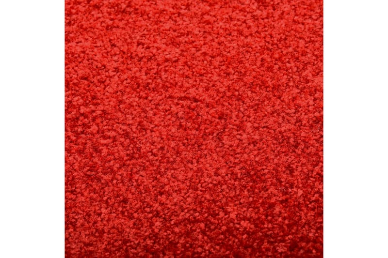 Dörrmatta tvättbar röd 90x120 cm - Röd - Dörrmatta & entrématta