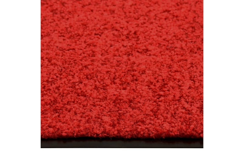 Dörrmatta tvättbar röd 90x150 cm - Röd - Dörrmatta & entrématta
