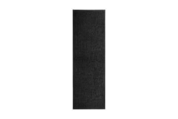 Dörrmatta tvättbar svart 60x180 cm