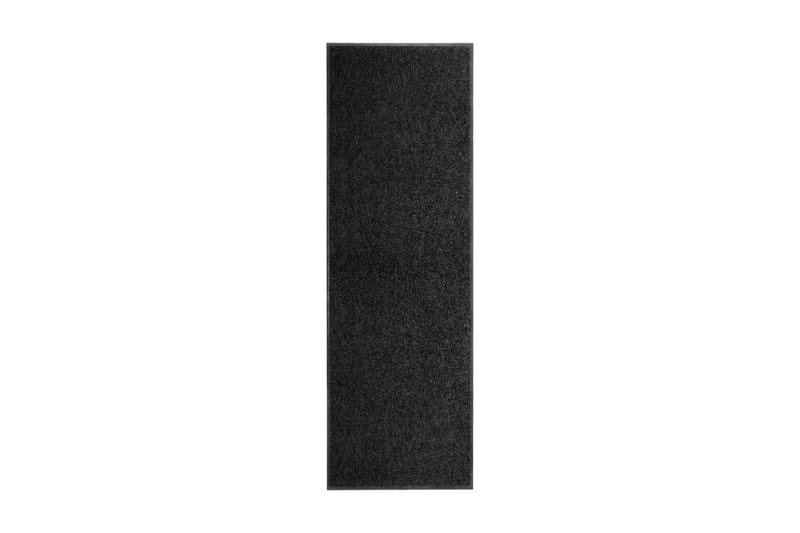 Dörrmatta tvättbar svart 60x180 cm - Svart - Dörrmatta & entrématta