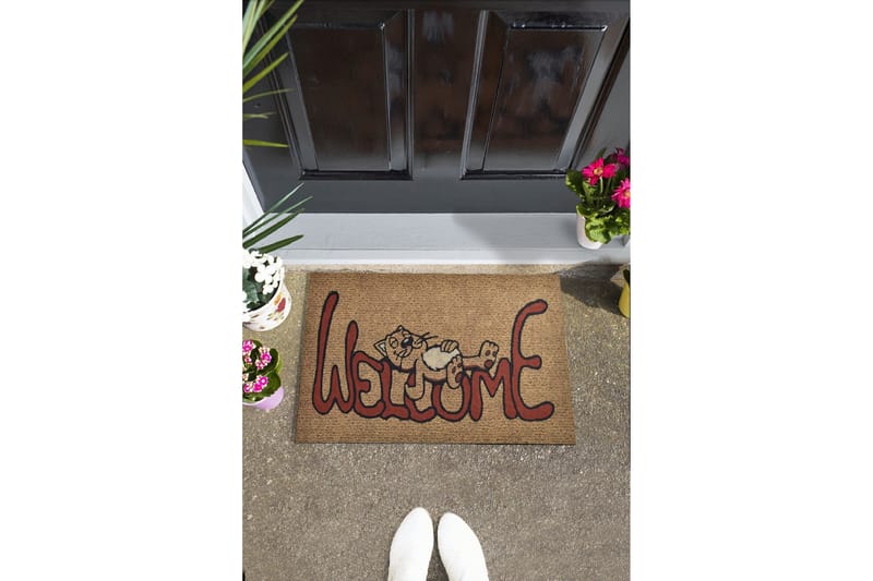 Dörrmatta Welkom 45x70 cm - Flerfärgad - Textil & mattor - Matta - Utomhusmatta - Dörrmatta & entrématta
