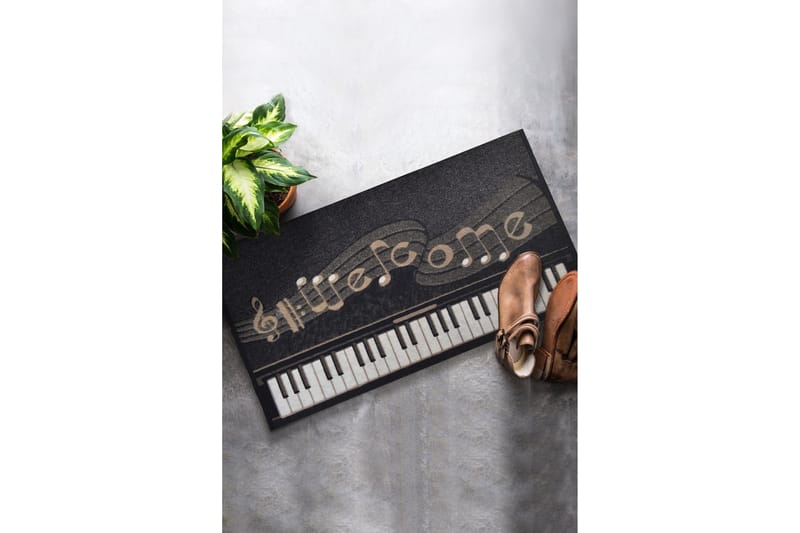 Dörrmatta Piyano 45x70 cm - Flerfärgad - Textil & mattor - Matta - Utomhusmatta - Dörrmatta & entrématta