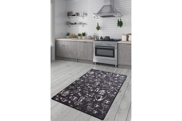 Entrematta Acindino 60x140 cm - Svart/Sammet - Textil & mattor - Matta - Utomhusmatta - Dörrmatta & entrématta