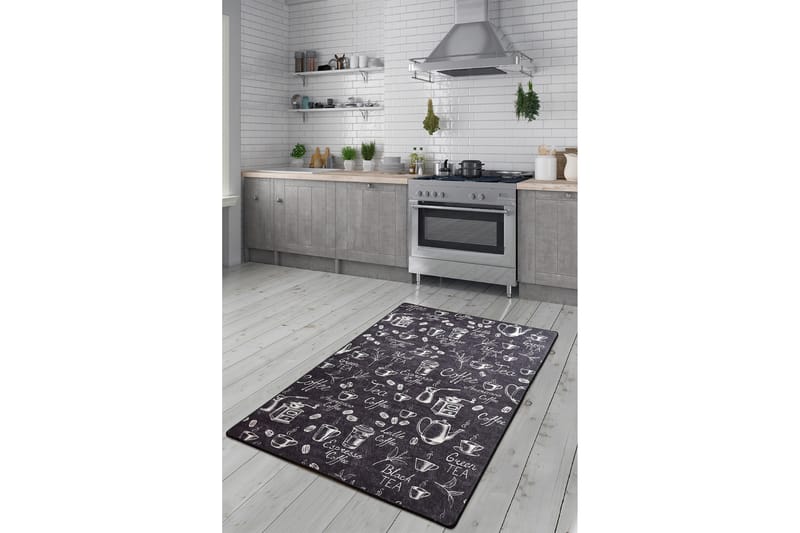Entrematta Acindino 60x140 cm - Svart/Sammet - Textil & mattor - Matta - Utomhusmatta - Dörrmatta & entrématta
