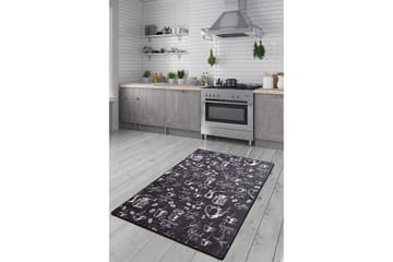 Entrematta Acindino 80x200 cm - Svart/Sammet - Textil & mattor - Matta - Utomhusmatta - Dörrmatta & entrématta