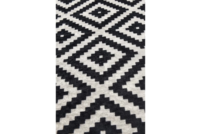 Entrematta Blackwhite 80x200 cm - Flerfärgad/Sammet - Dörrmatta & entrématta - Små mattor