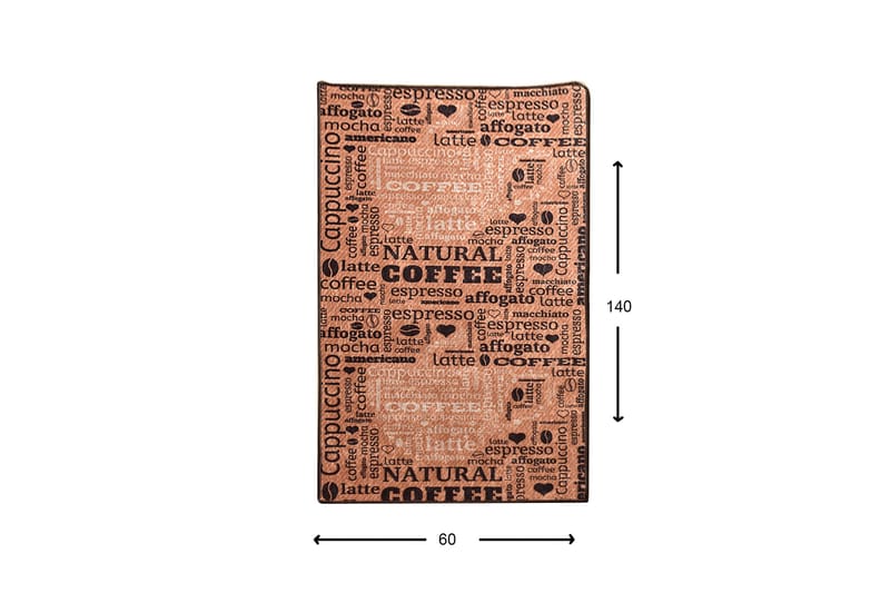 Entrematta Fincan 60x140 cm - Flerfärgad/Sammet - Textil & mattor - Matta - Utomhusmatta - Dörrmatta & entrématta