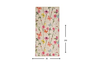 Entrematta Haldun 80x200 cm - Flerfärgad/Sammet - Textil & mattor - Matta - Utomhusmatta - Dörrmatta & entrématta