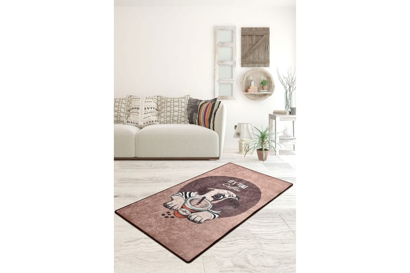 Entrematta Koffie 60x140 cm - Flerfärgad/Sammet - Textil & mattor - Matta - Utomhusmatta - Dörrmatta & entrématta