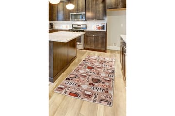 Entrematta Koffie 80x200 cm - Flerfärgad/Sammet - Textil & mattor - Matta - Utomhusmatta - Dörrmatta & entrématta