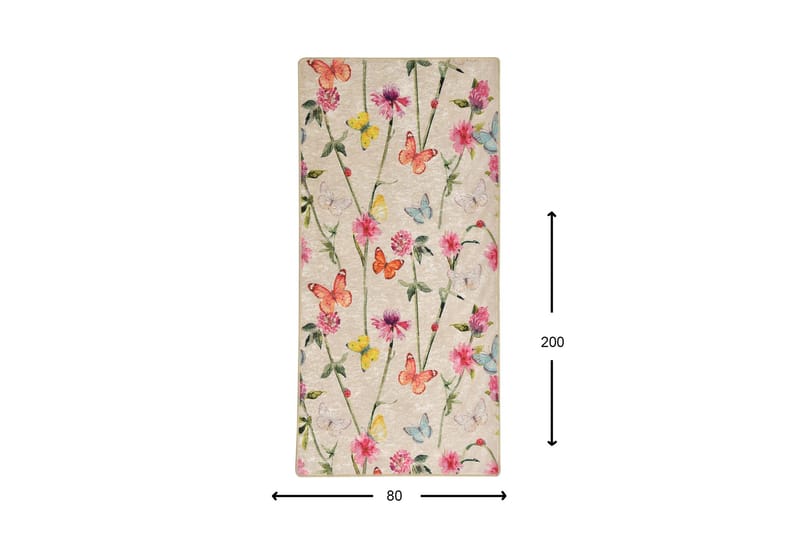 Fikret Entrematta 80x200 cm - Flerfärgad/Sammet - Textil & mattor - Matta - Utomhusmatta - Dörrmatta & entrématta