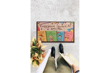 Gunsel Dörrmatta 45x70 cm - Flerfärgad - Textil & mattor - Matta - Utomhusmatta - Dörrmatta & entrématta