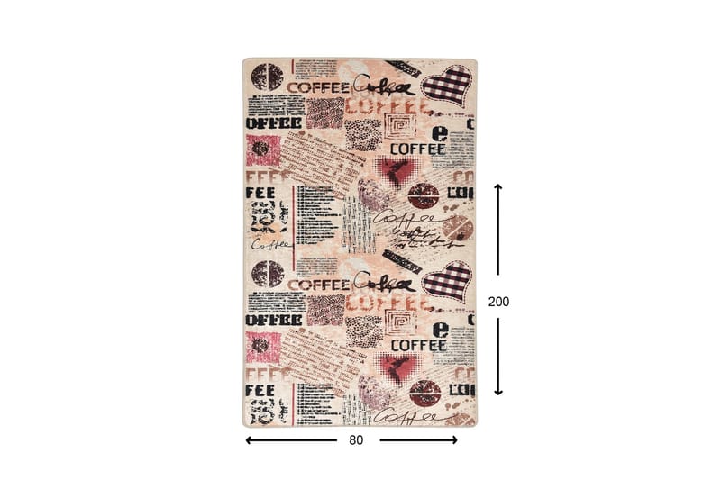 Kouhii Entrematta 80x200 cm - Flerfärgad/Sammet - Textil & mattor - Matta - Utomhusmatta - Dörrmatta & entrématta