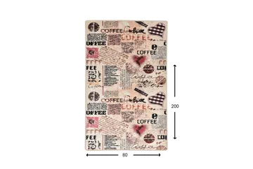 Kouhii Entrematta 80x200 cm - Flerfärgad/Sammet - Textil & mattor - Matta - Utomhusmatta - Dörrmatta & entrématta